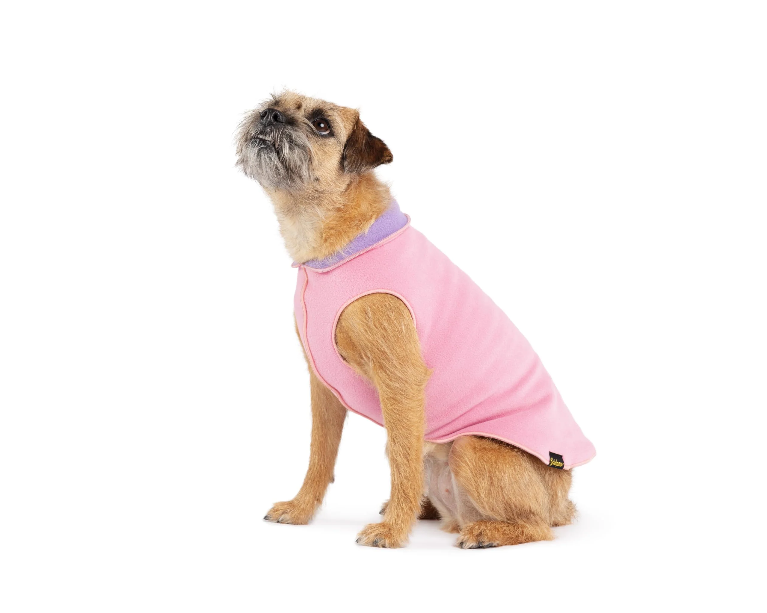 Outstanding Gold Paw Duluth Double Fleece Dog Sweater Vest for Large Dogs – Reversible Machine Washable Rose Lavender Size 26 Fine