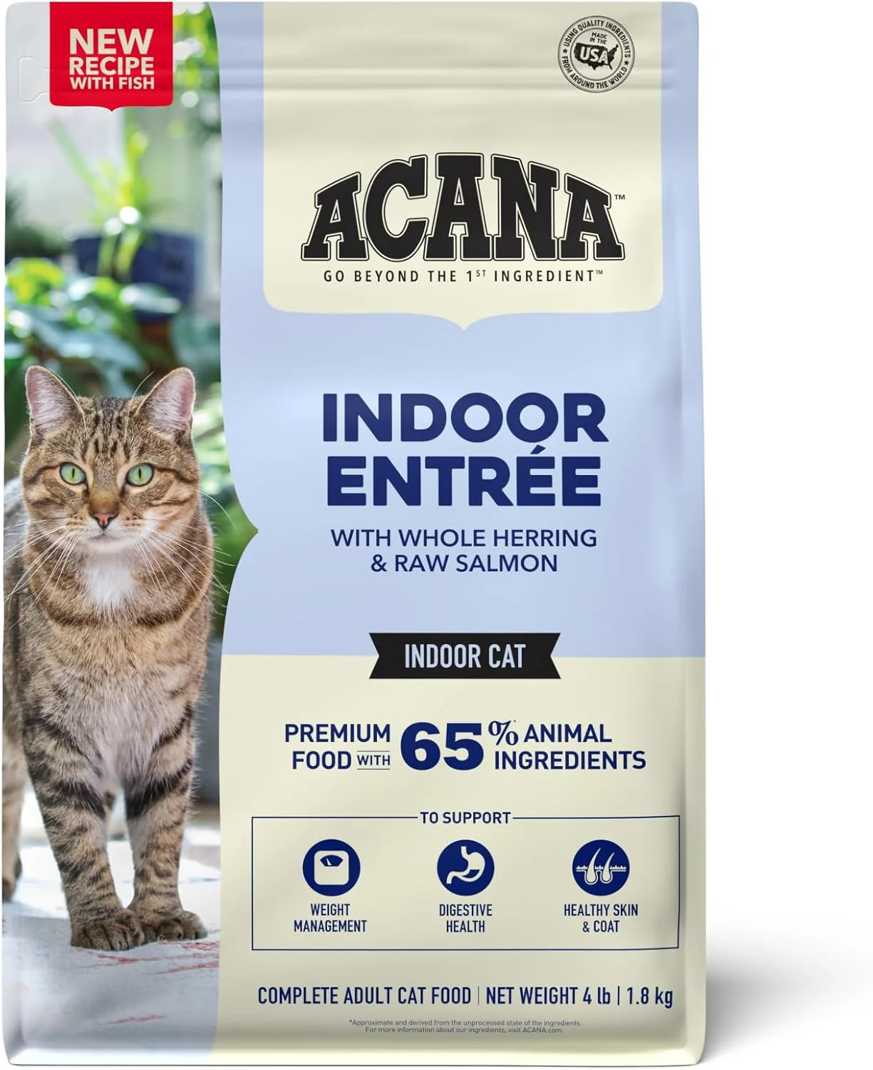 Casual ACANA Indoor Entrée Fish Recipe Dry Cat Food 4lb Bag Stylish