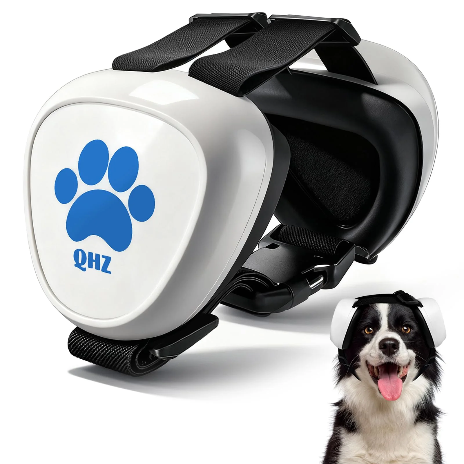 Reliable QHZ Dog Ear Muffs – Noise-Reducing Adjustable Breathable for Noisy Environments Organic