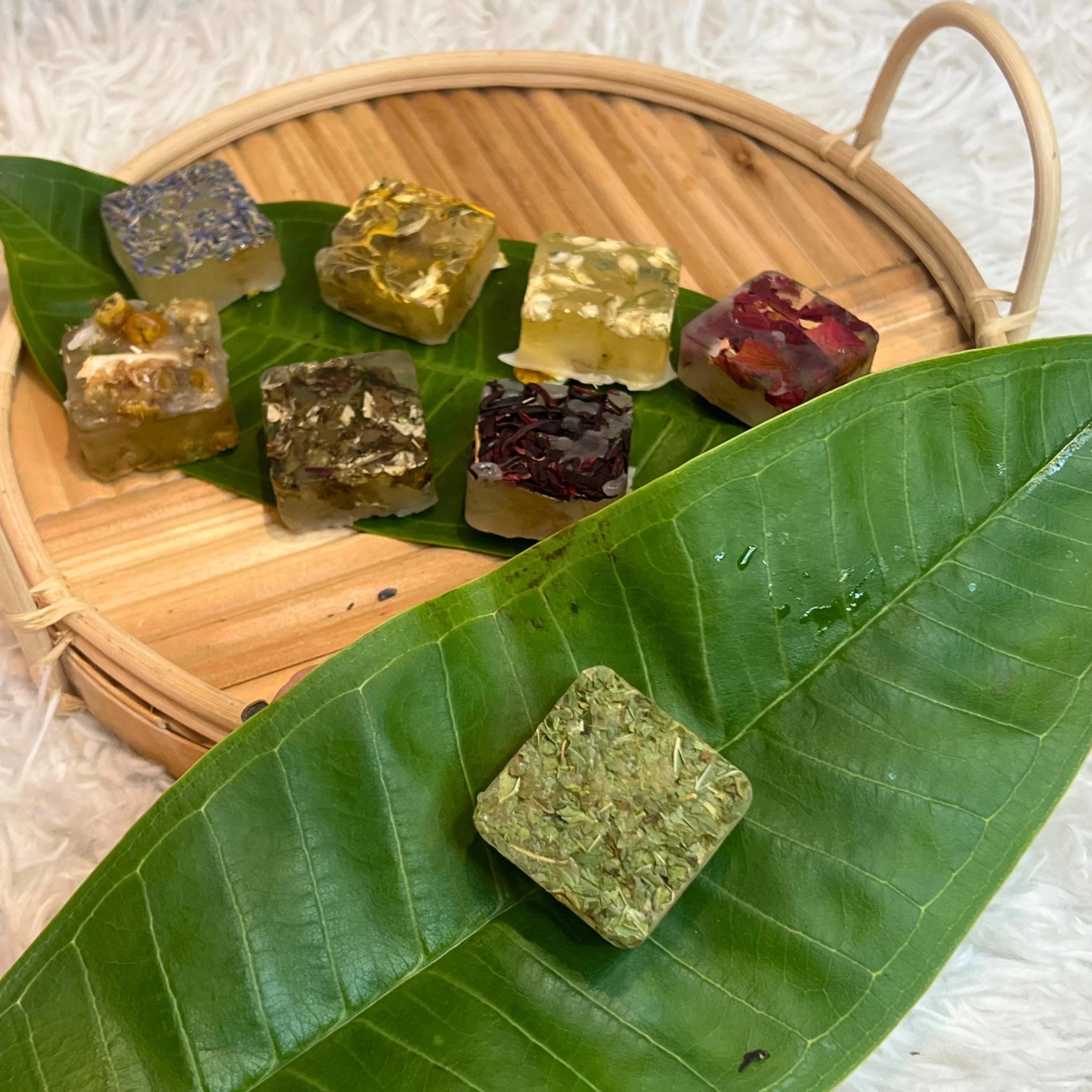 Consistent Mint Herbal Tea Bombs Floral Tea Sugar Candy Cubes Beverage Sweetener Reliable