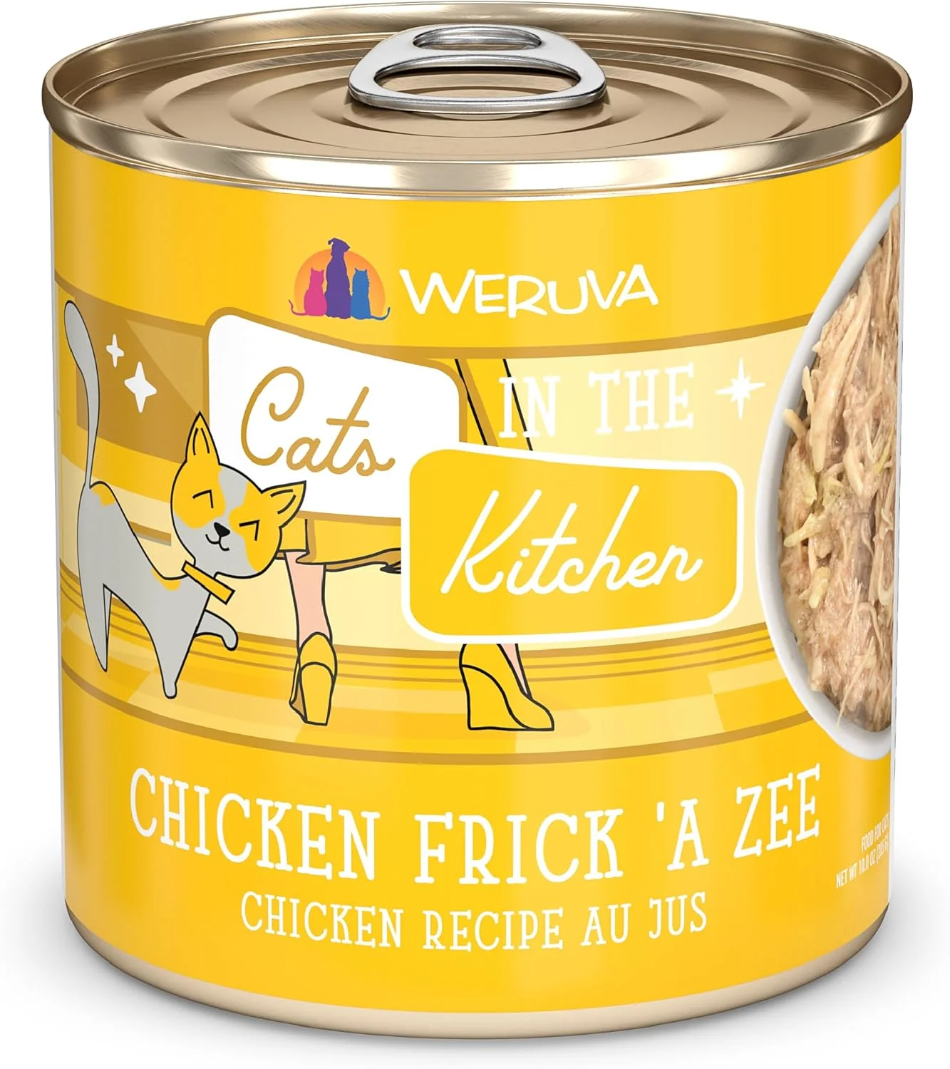 Original Design Weruva Cats in The Kitchen Chicken Frick 'A Zee Wet Cat Food 10oz Can Pack of 12 Advanced