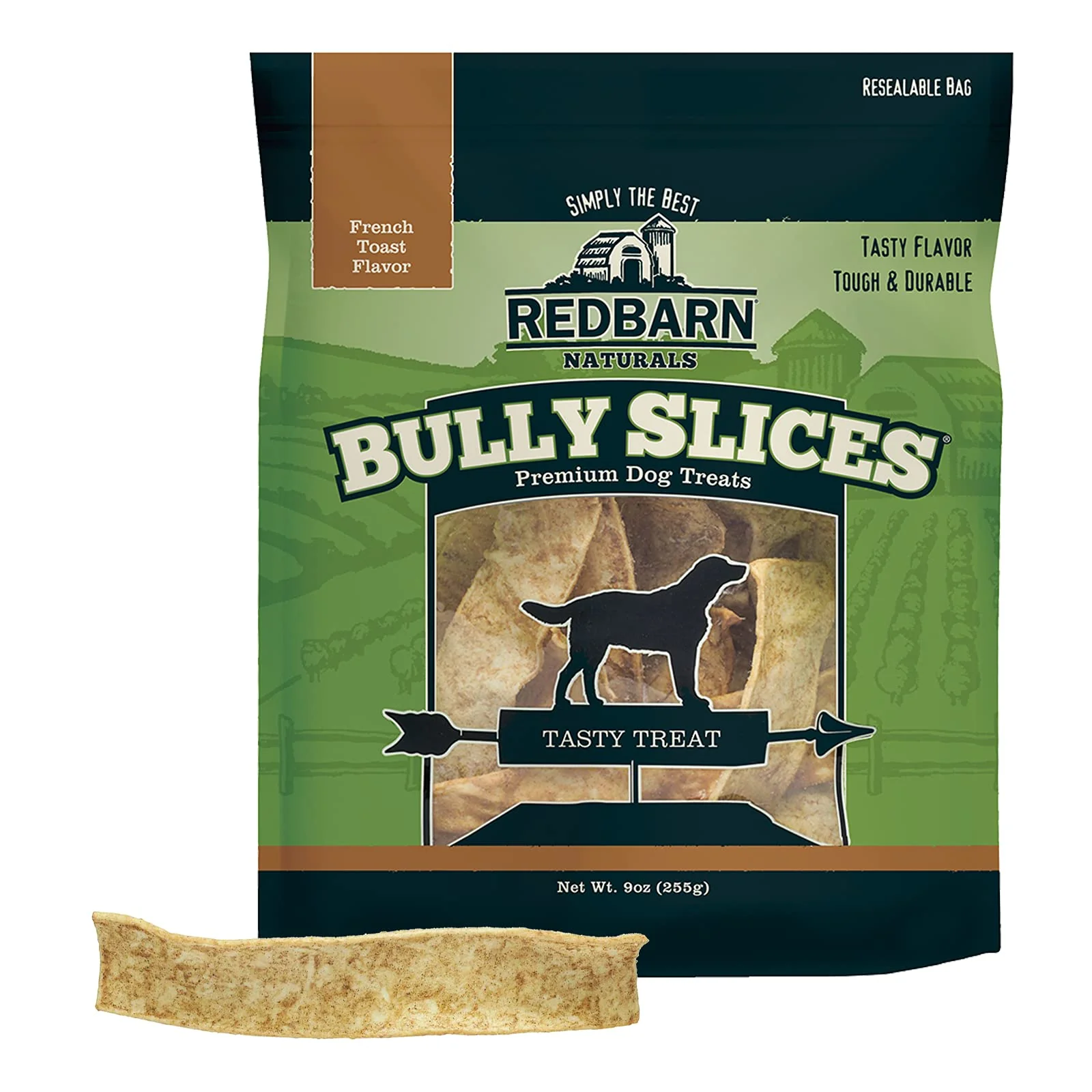 Consistent Redbarn Bully Slices for Dogs – French Toast Flavor Natural Dental Treats 9 oz x 3 Excellent