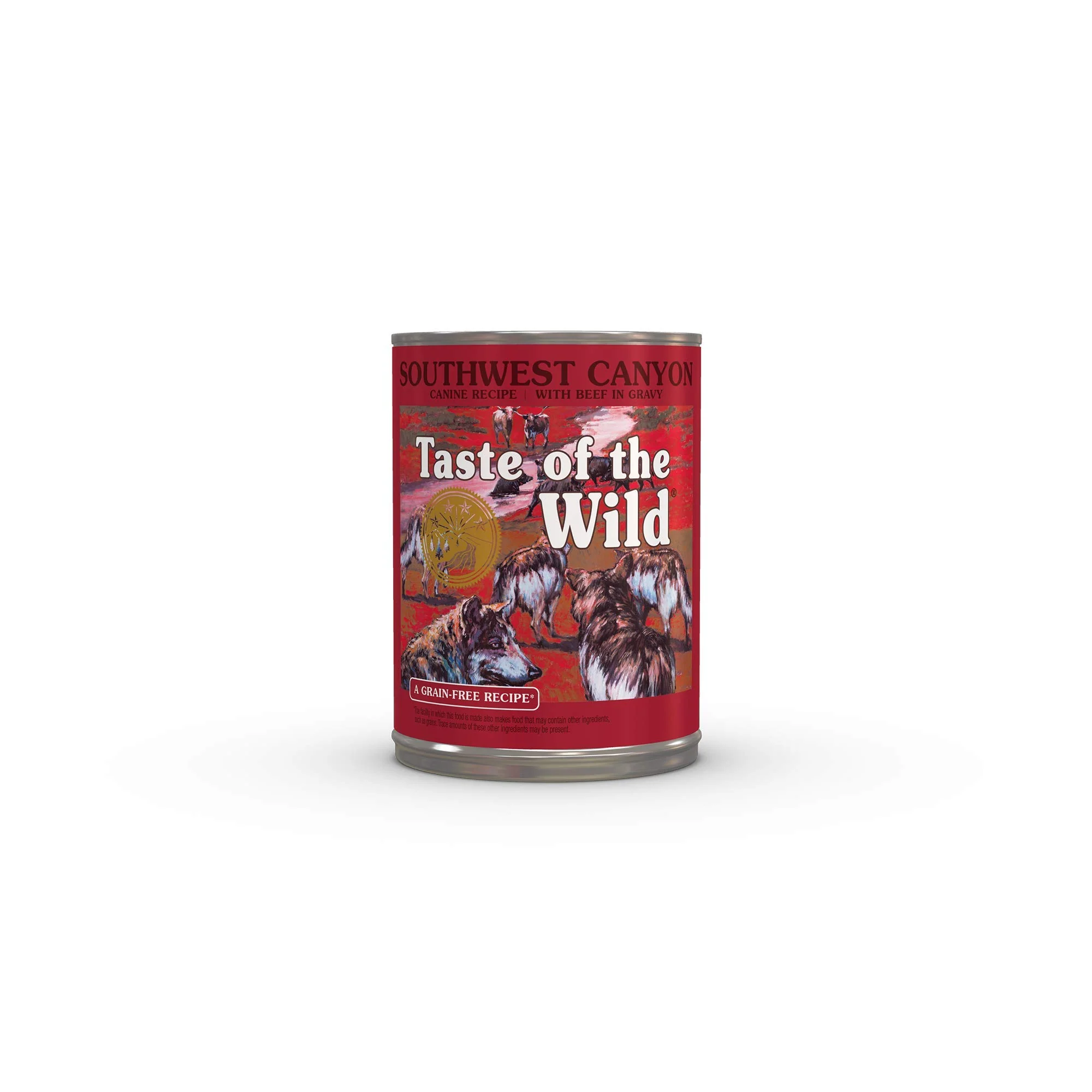 Smart Taste of the Wild Southwest Canyon Beef in Gravy Canned Dog Food 13.2 oz Case of 12 Selected