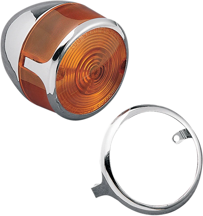 Refined DRAG SPECIALTIES Turn Signal Lens Trim - Chrome 72182 Superior