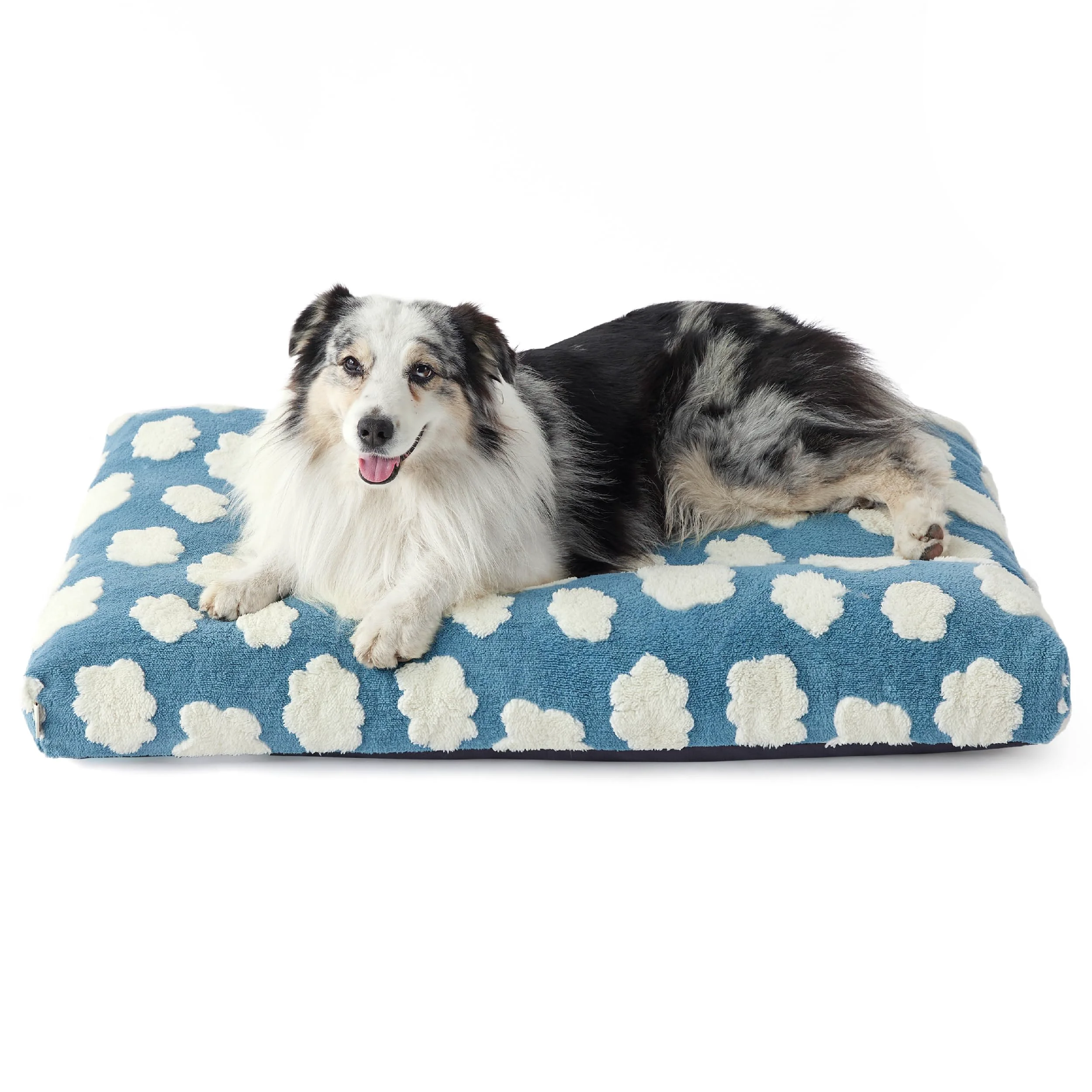 Selected LE SURE Cute XL Dog Bed for Crate – Thick Shredded Foam Washable Cover Anti-Slip Blue Crafted