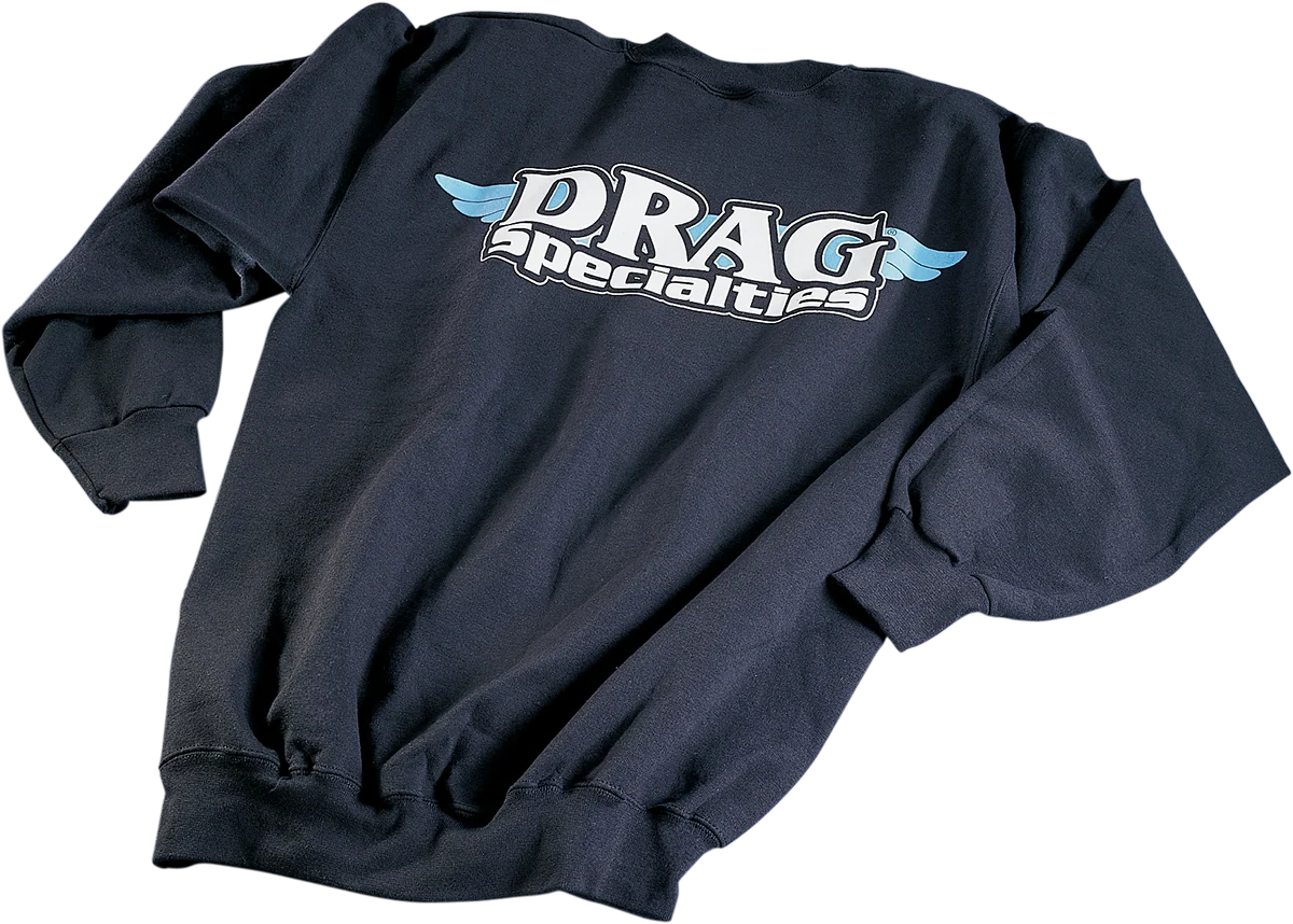 Relaxed DRAG SPECIALTIES Drag Specialties Sweatshirt - Black - 2XL 111829 Next-Generation