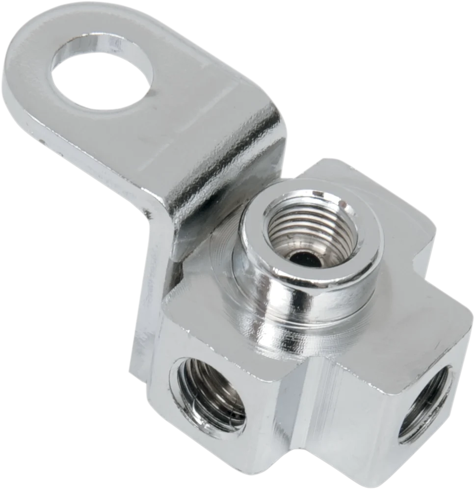 Soft DRAG SPECIALTIES Brake Line Tee - Rear 71281 Refined
