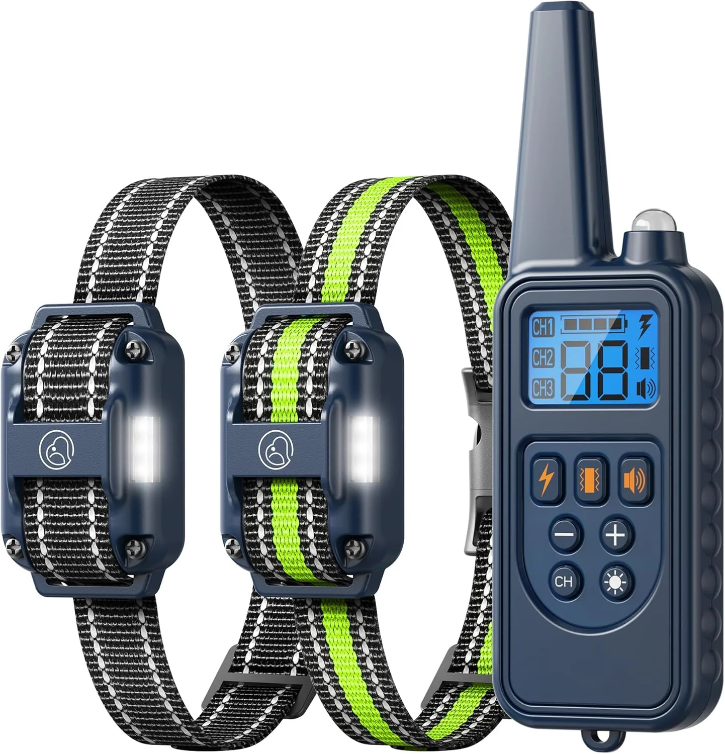 Specialty Dog Training Collar Rechargeable e-Collars for Dogs Training with Beep Vibration Humane Shock 1-99 Modes 2600ft Waterproof Dog Shock Collar for Small Medium Large Dogs Trusted