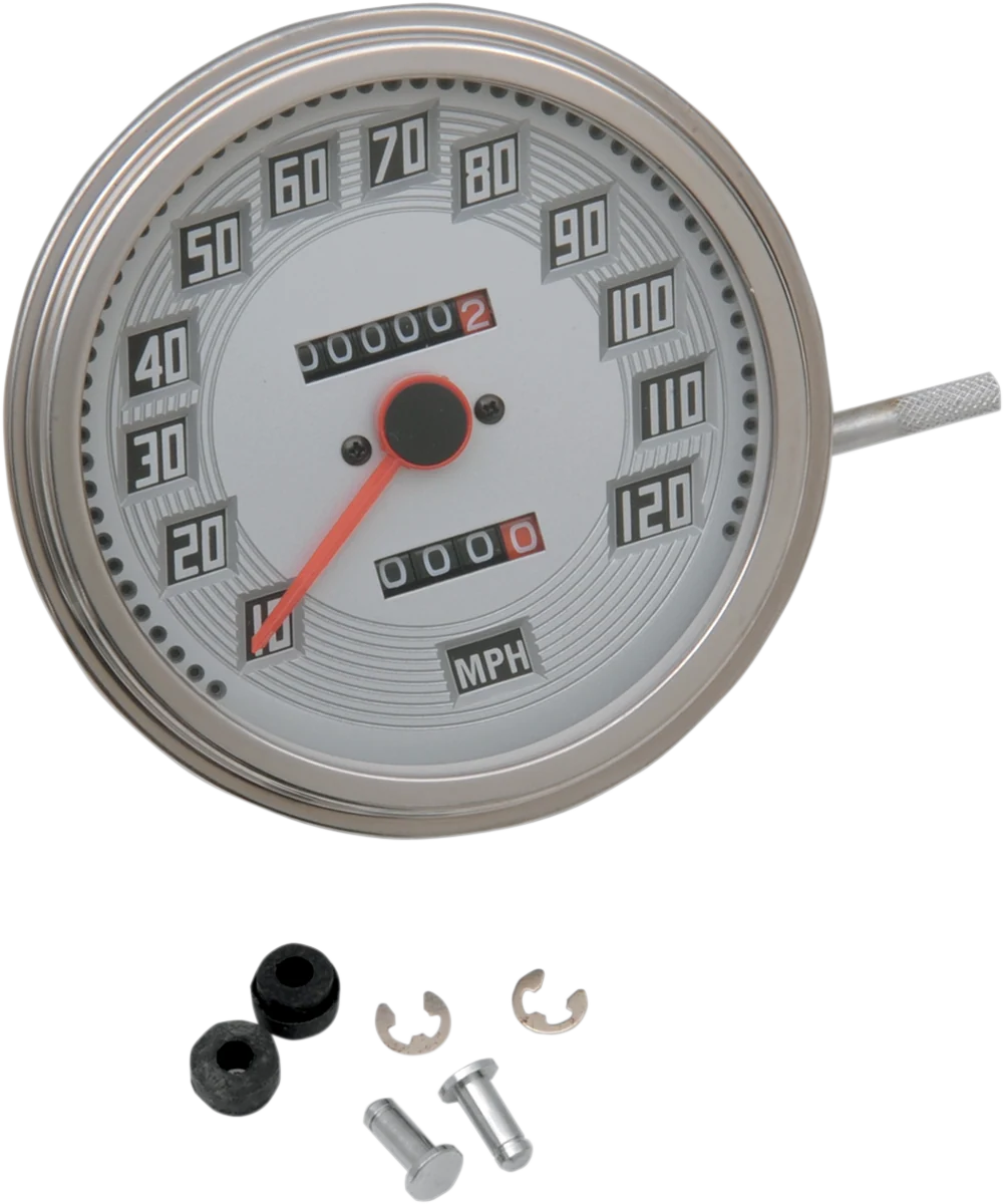 Prestigious DRAG SPECIALTIES FL-Style 2240 60 Speedometer - Billet-Look Face 75695 High-Performance