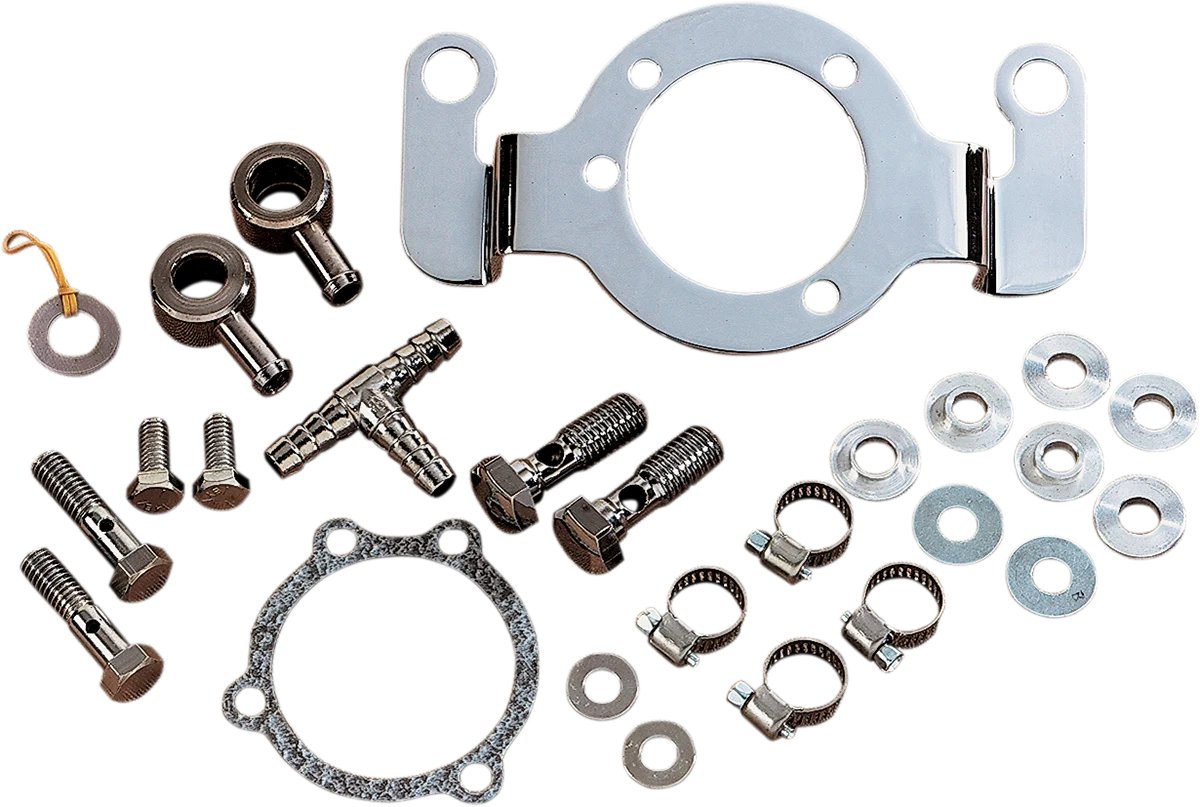 Outstanding DRAG SPECIALTIES Support Bracket Kit - Big Twin 120049-BC315 Authentic