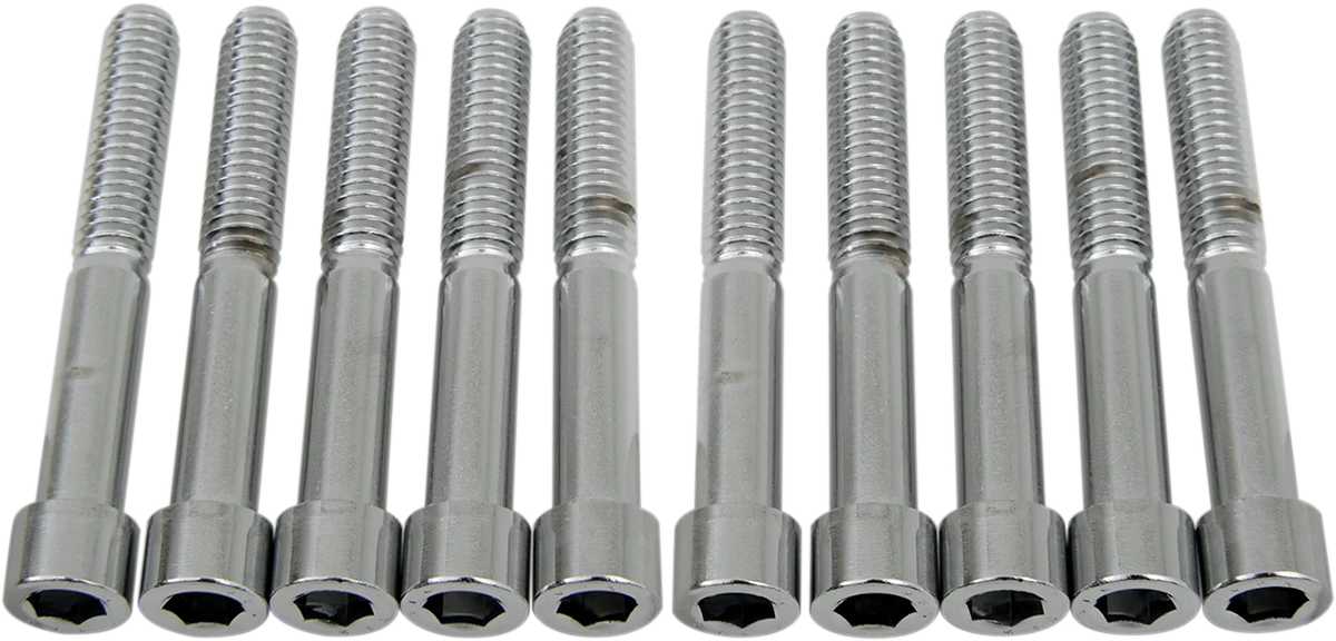 Pure DRAG SPECIALTIES Bolts - Socket-Head - Smooth - 5 16-18 x 2-1 4 MPB222S Unique