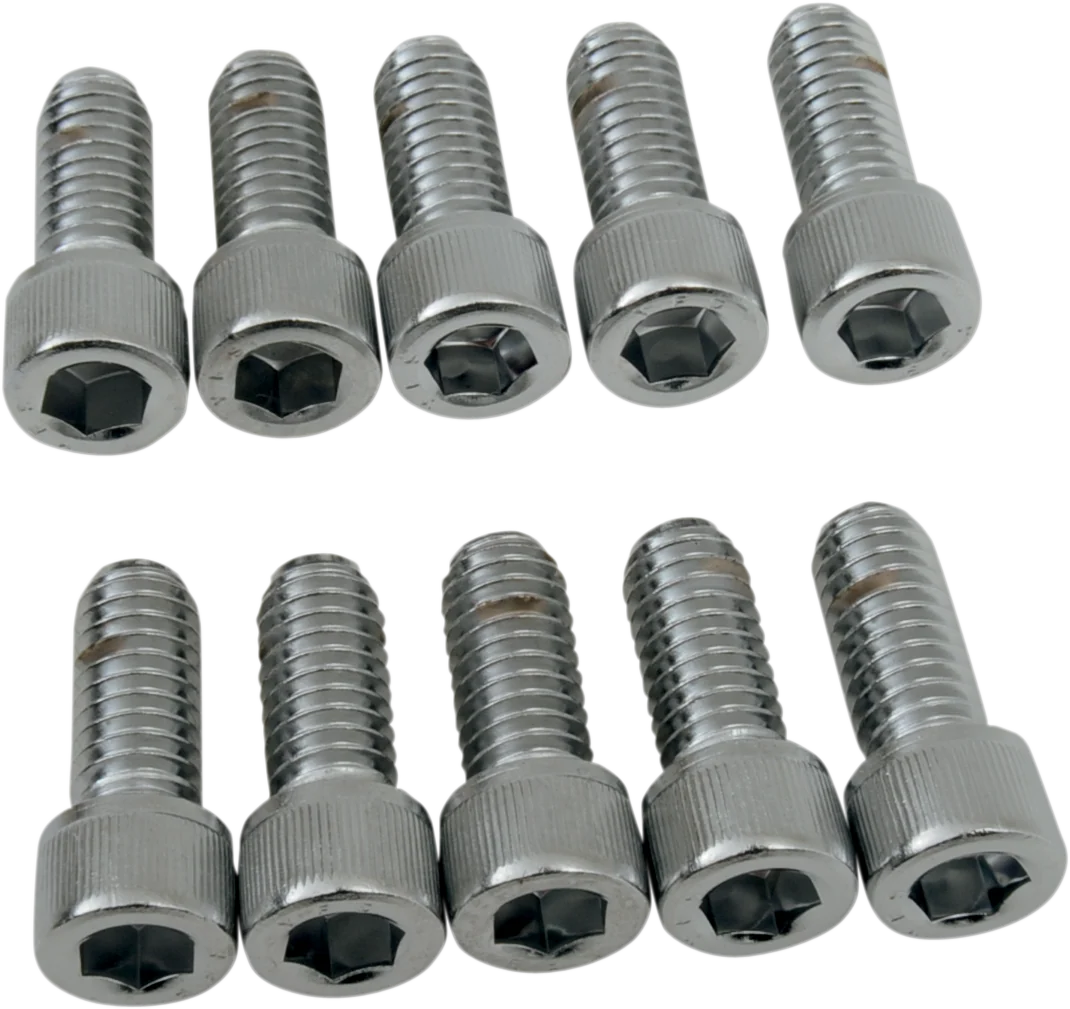 Premium Material DRAG SPECIALTIES Bolts - Socket-Head - Knurled - 5 16-18 x 3 4 MPB215 Expertly Made