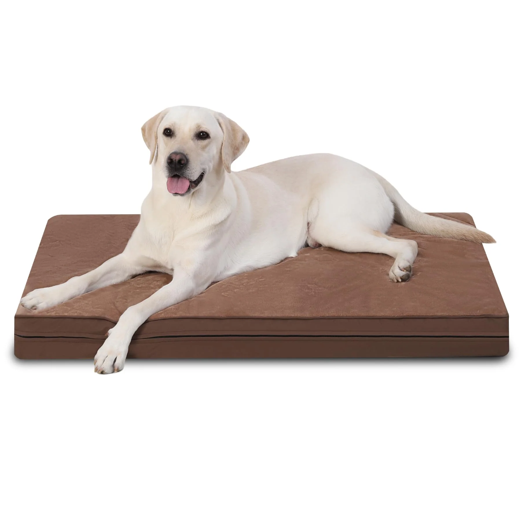Responsible Vonabem Waterproof XXL Dog Bed 48 – Orthopedic Foam Reversible Cover Anti-Slip Traditional