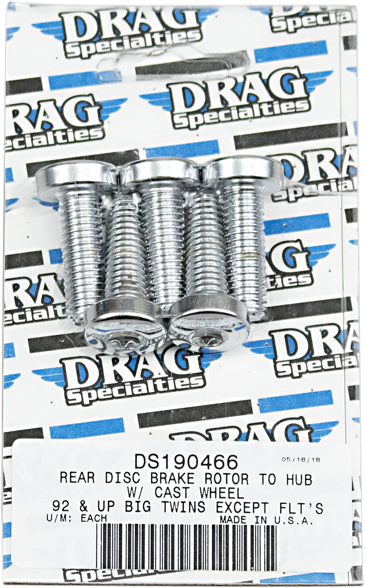 Modern DRAG SPECIALTIES Mounting Kit - Rotor - Cast - Rear MK307 High-End