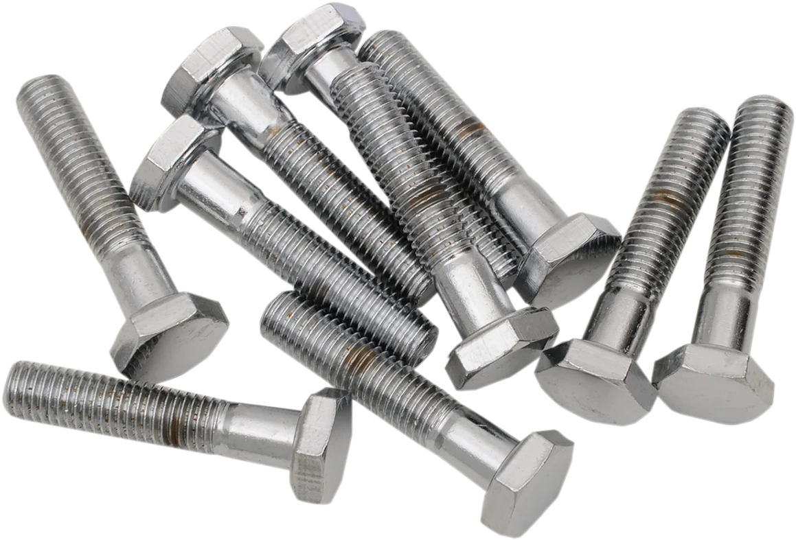 High-End DRAG SPECIALTIES Bolts - Hex Head - Fine Thread - 1 4 -28 x 1-1 4 - 10 Pack MPB141 Natural