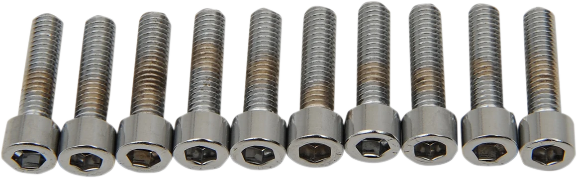 Reliable DRAG SPECIALTIES Bolts - Socket-Head - - Smooth Fine Thread - 10-32 x 7 8 - 10 Pack MPB203S Lightweight