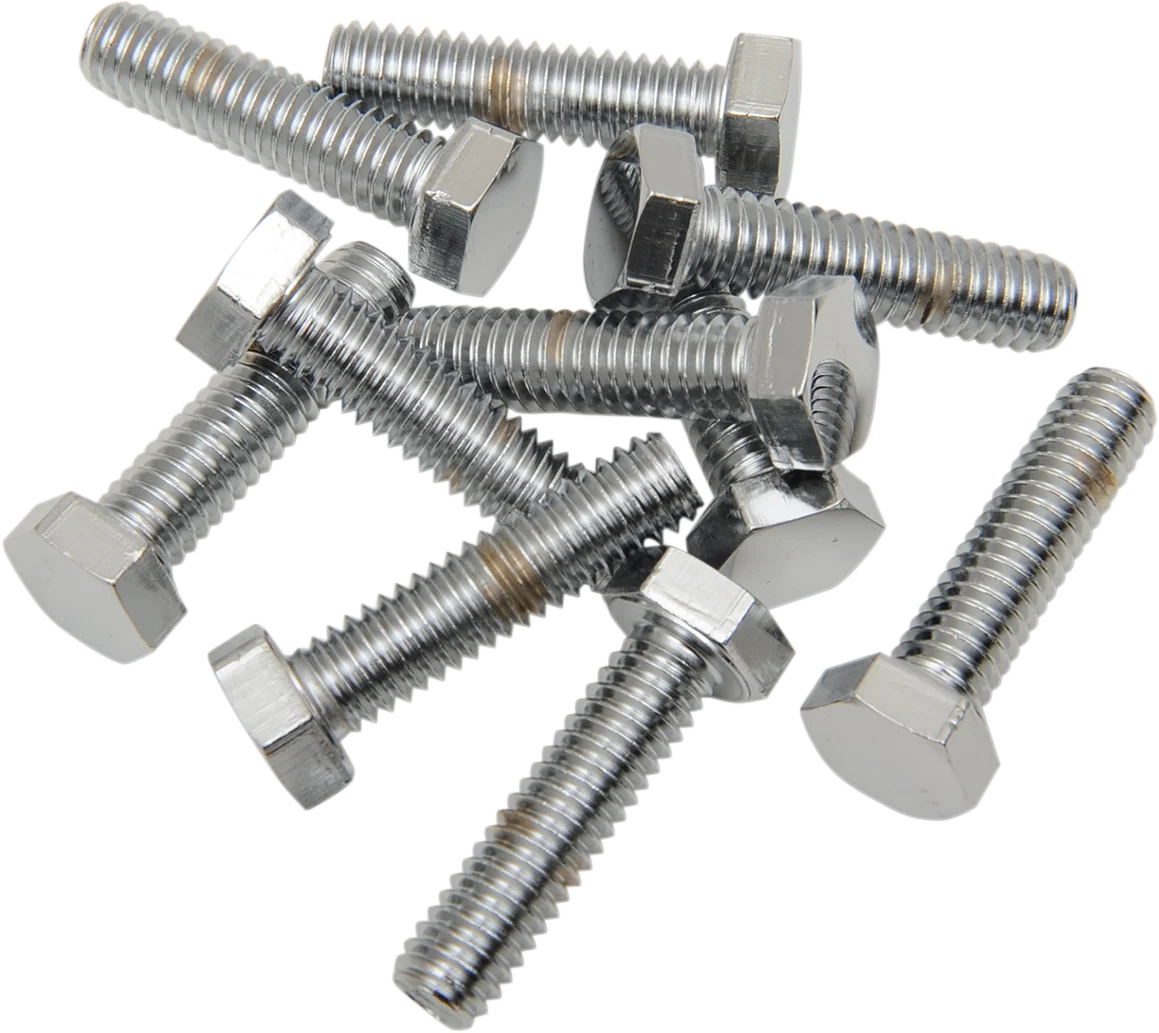 Natural DRAG SPECIALTIES Bolts - Hex-Head - Chrome - 5 16 -18 x 1 MPB125 Effective