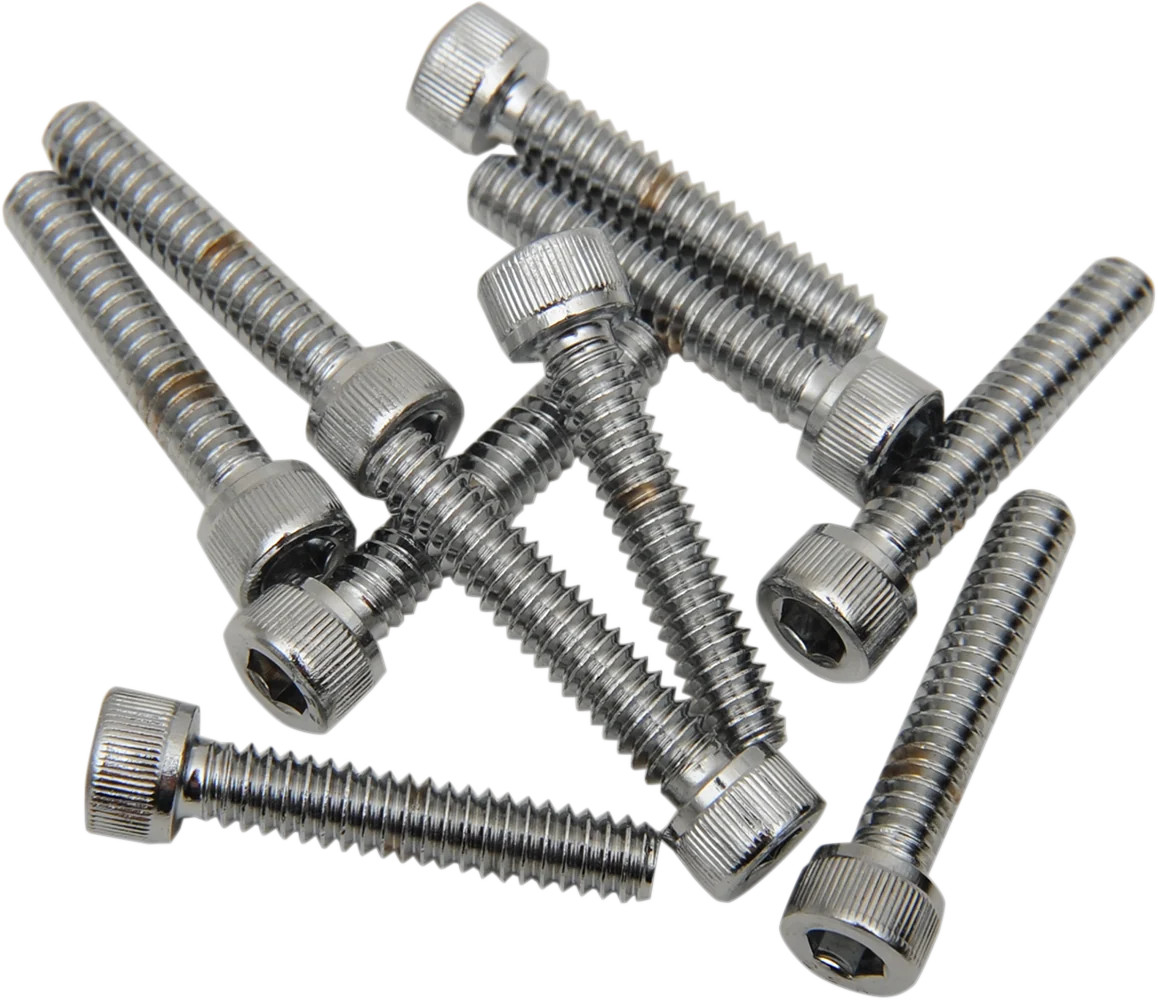 Fast DRAG SPECIALTIES Bolts - Socket-Head - - Knurled Coarse Thread - 10-24 x 1-1 4 - 10 Pack MPB196 Next-Generation