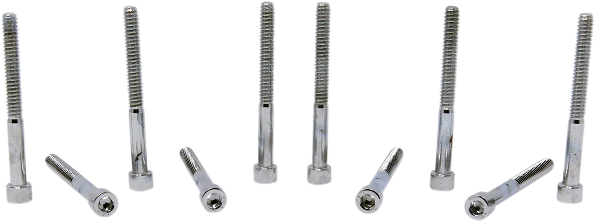 Environmentally Friendly DRAG SPECIALTIES Bolts - Socket-Head - - Smooth Coarse Thread - 10-24 x 2 - 10 Pack MPB199S Natural
