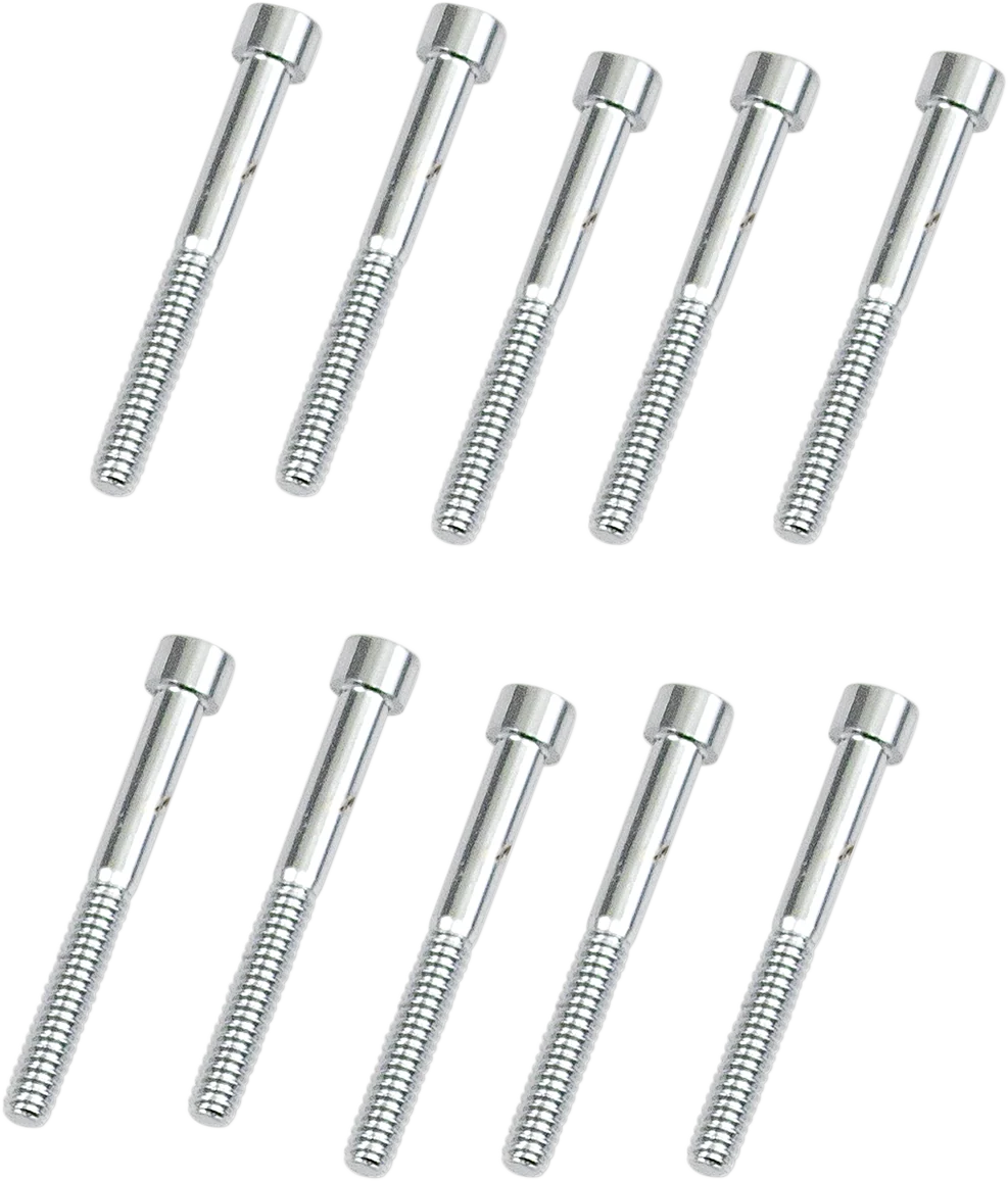 Excellent DRAG SPECIALTIES Bolts - Socket-Head - - Smooth Coarse Thread - 10-24 x 1-3 4 - 10 Pack MPB198S Enhanced