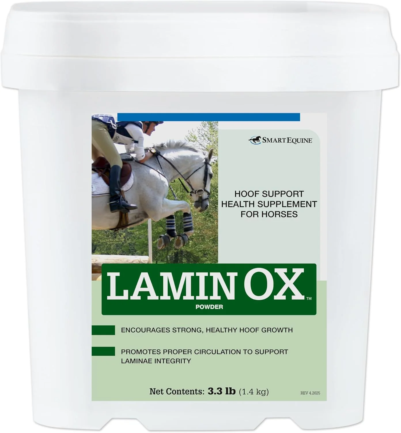 Flexible Uckele by SmartEquine LaminOX Powder Hoof Support for Horses Supports Healthy Laminae Horse Supplement for Circulation Hoof Health and Growth 3.3 lb