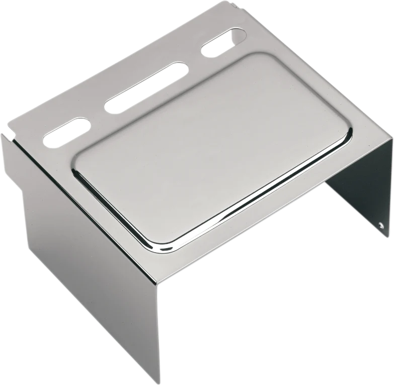 Fast DRAG SPECIALTIES Battery Cover - Raised - Chrome 25-0028-BX44 Traditional