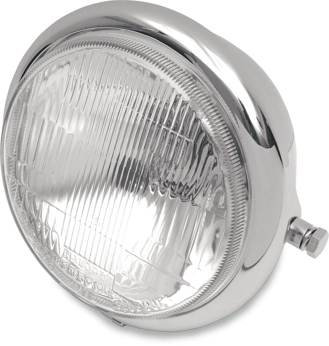 Fine Crafted DRAG SPECIALTIES Side Mount H4 Headlight - 5-3 4 - Chrome 20-6003HD-BXLB1 Organic
