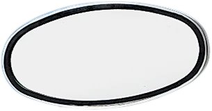 Organic DRAG SPECIALTIES Mirror - Stealth II - Side View - Chrome - Left 302231-BC327NBX Practical
