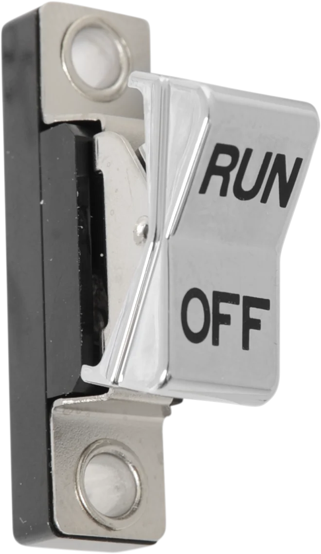 Outstanding DRAG SPECIALTIES Rocker Switch - Run Off - Chrome 17923-HC3 Functional