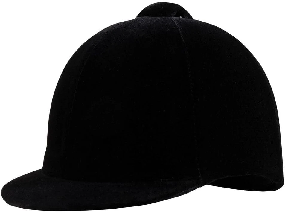 Reusable Dura-Tech Velvet Horse Riding Hunt Cap Classic English Equestrian Hunter Class Elegance Use in Breed Show Color Black Verified