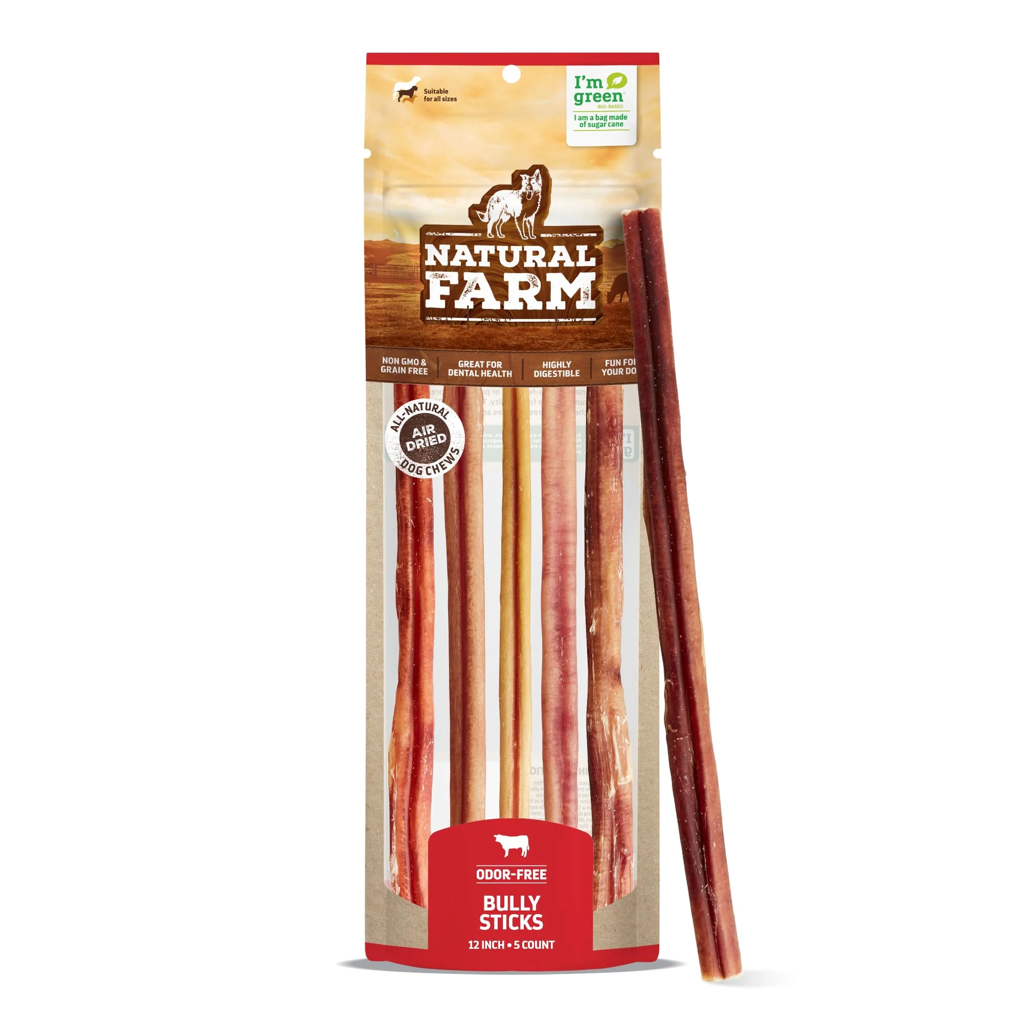 High-Quality Natural Farm Odor- Bully Sticks for Dogs Fine Crafted