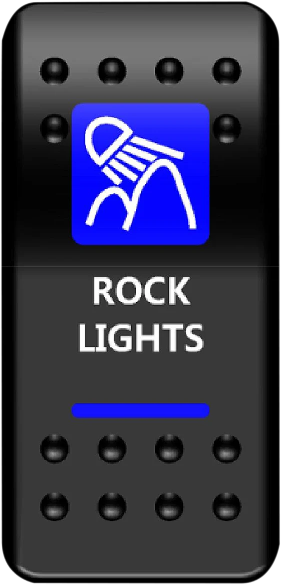 Modern MOOSE UTILITY Rocker Switch - Rock Lights - Blue RCK-PWR Exclusive