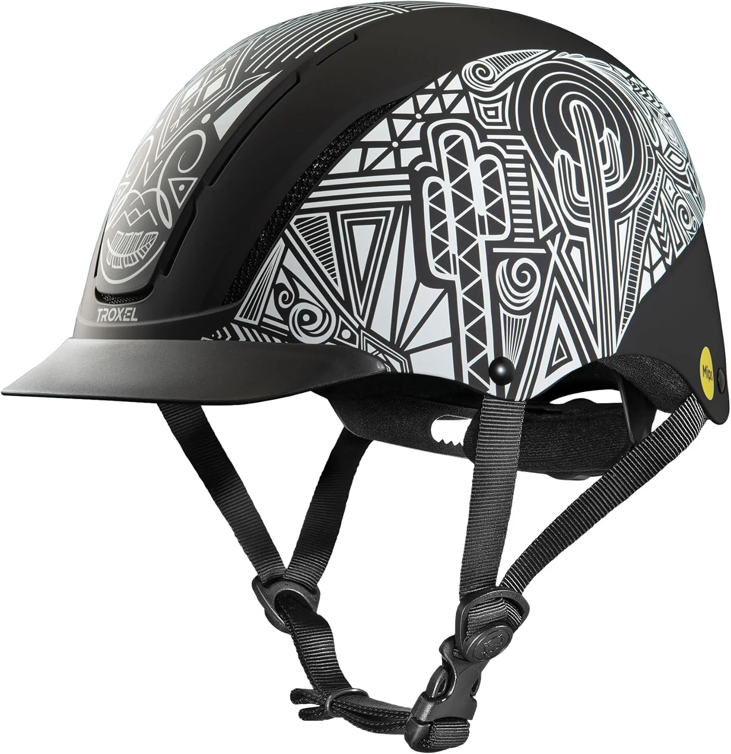 Recyclable Troxel Spirit MIPS Technology Full Coverage Horse Riding Helmet Horseback Riding Gear for Equestrians Extra Small Youth 6-1 4-6-1 2 Desert Shadows High-End