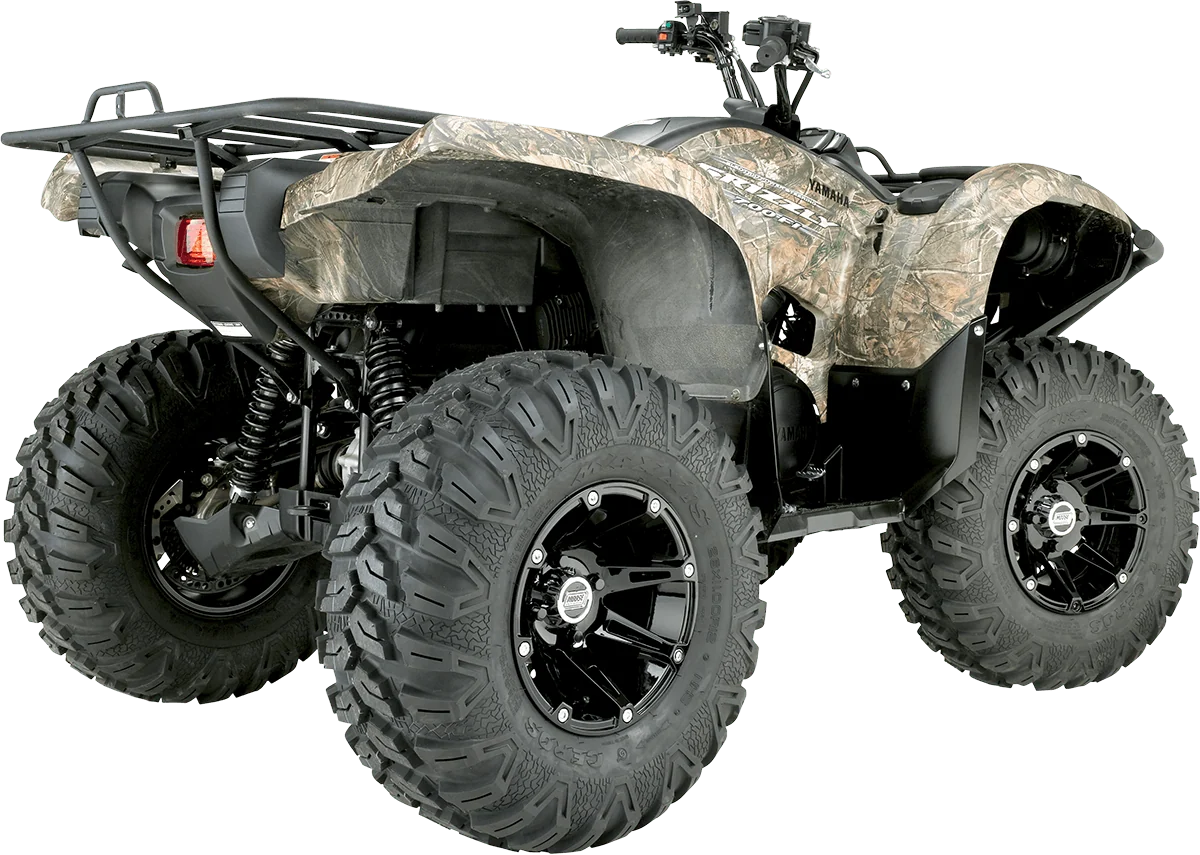 Soft MOOSE UTILITY Wheel - 387X - Rear - Black - 14x8 - 4 156 - 4 4 387MO148156GB4 Pure