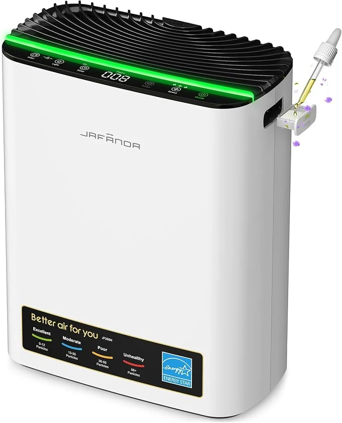 Casual Jafända Air Purifier for Home Large Room Bedroom Up to 1226 Ft² True HEPA Reliable
