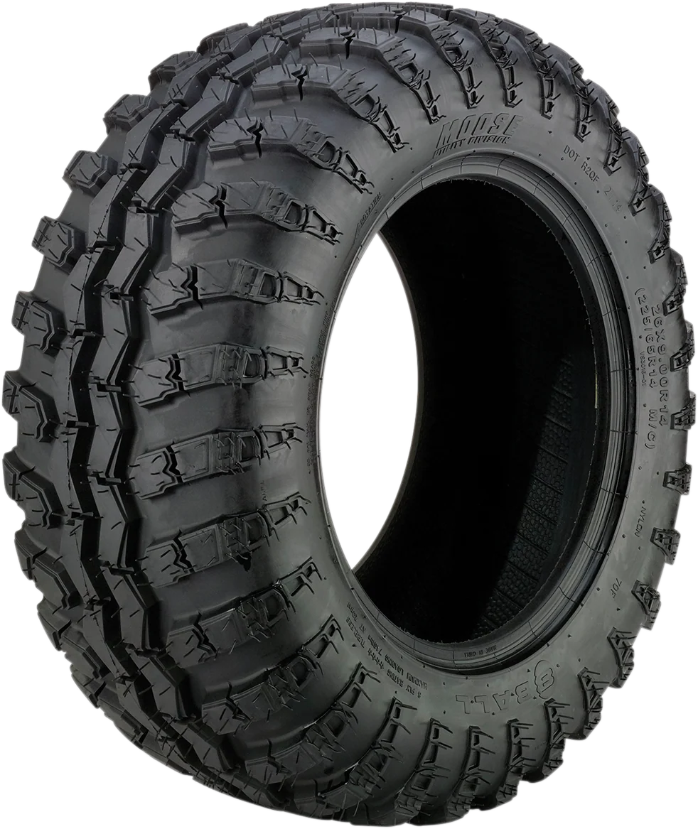 Powerful MOOSE UTILITY Tire - 8-Ball - Front - 26x9R14 - 8 Ply W3016269R148 Responsible