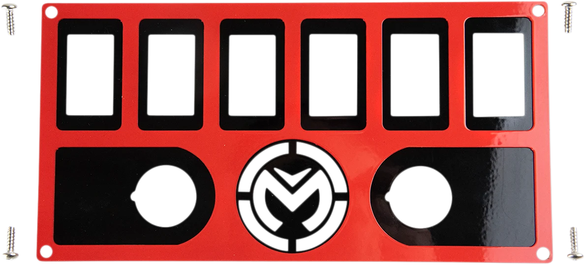 Soft MOOSE UTILITY Dash Plate - Red 400-1209-PU Modern