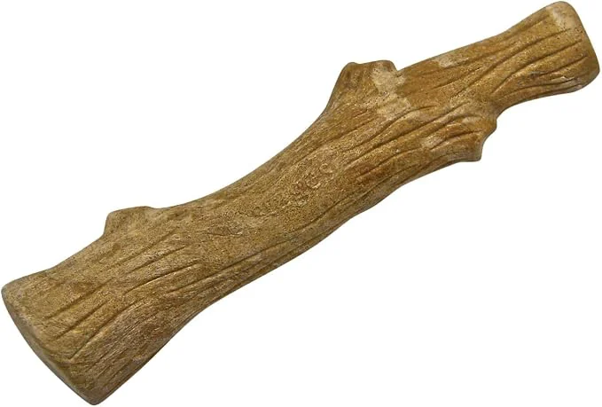 Expertly Made Pupstages Dogwood Dog Chew Toy – -Wood Blend Natural Flavor Texture Versatile
