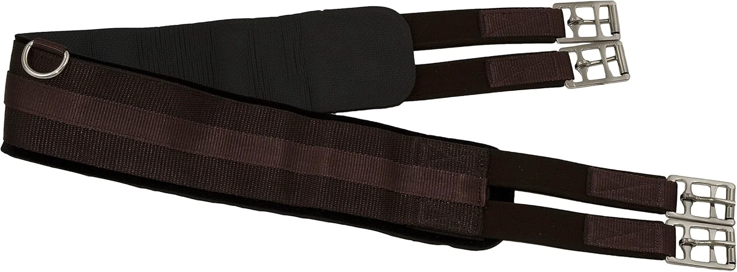 Crafted Neoprene English Girth with Double Elastic 42 to 58 Relaxed