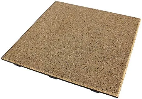 Sustainable American Floor Mats - Extreme Rubber Gym Tiles - 1 Inch Thick Colorful Rubber Gym Tiles - Superior Shock and Sound Absorbing Tiles - 35 Grey White 50 Tile Pack Covers 200 Sq Ft Recyclable