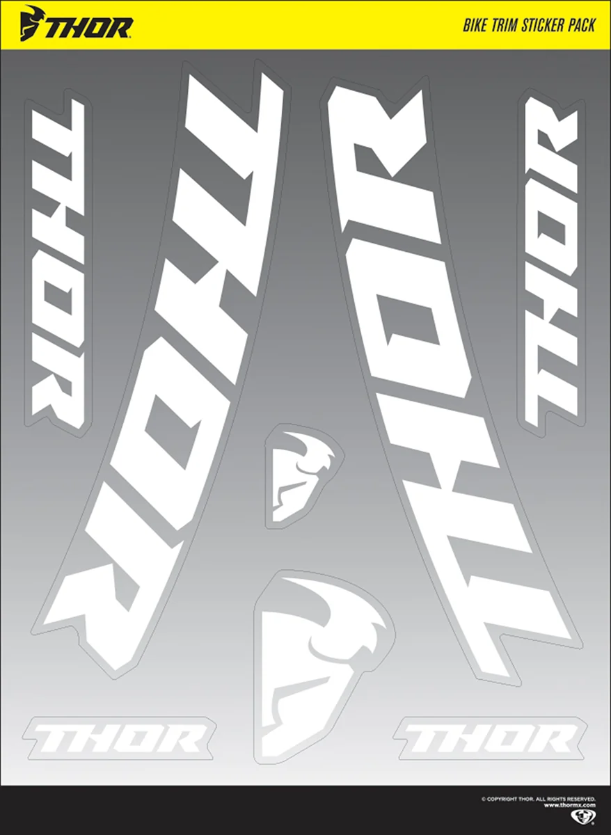 Luxury THOR Decal Sheet - Bike Trim 4320-2027 Selected
