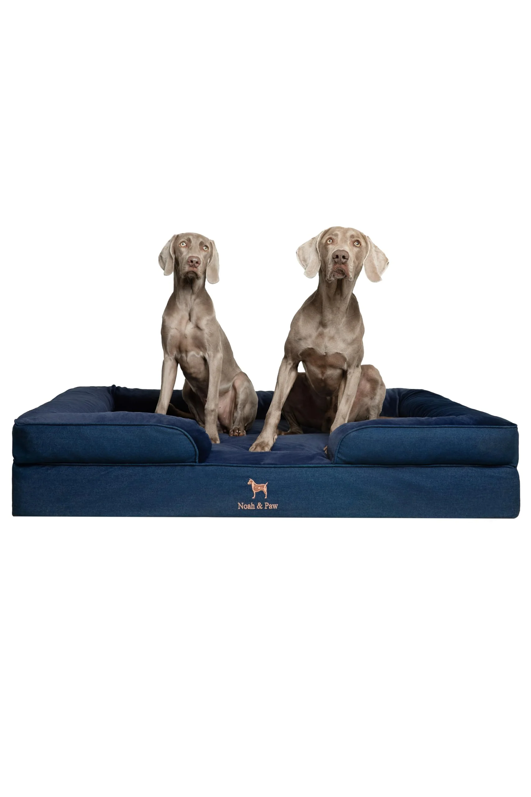 Convenient NOAH PAW Giant Dog Bed XXL – Orthopedic Memory Foam with Cooling Gel Waterproof Washable Top-Quality
