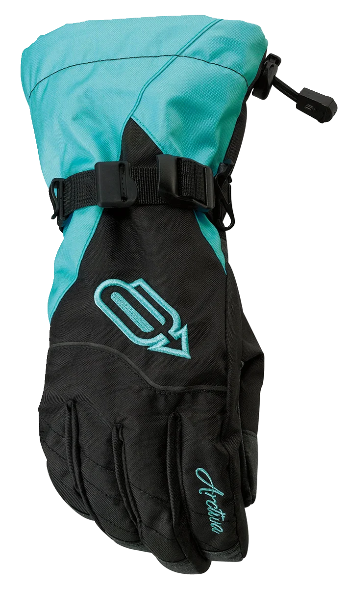 Secure ARCTIVA Women's Pivot Gloves - Black Blue - Medium 3341-0424 Stylish