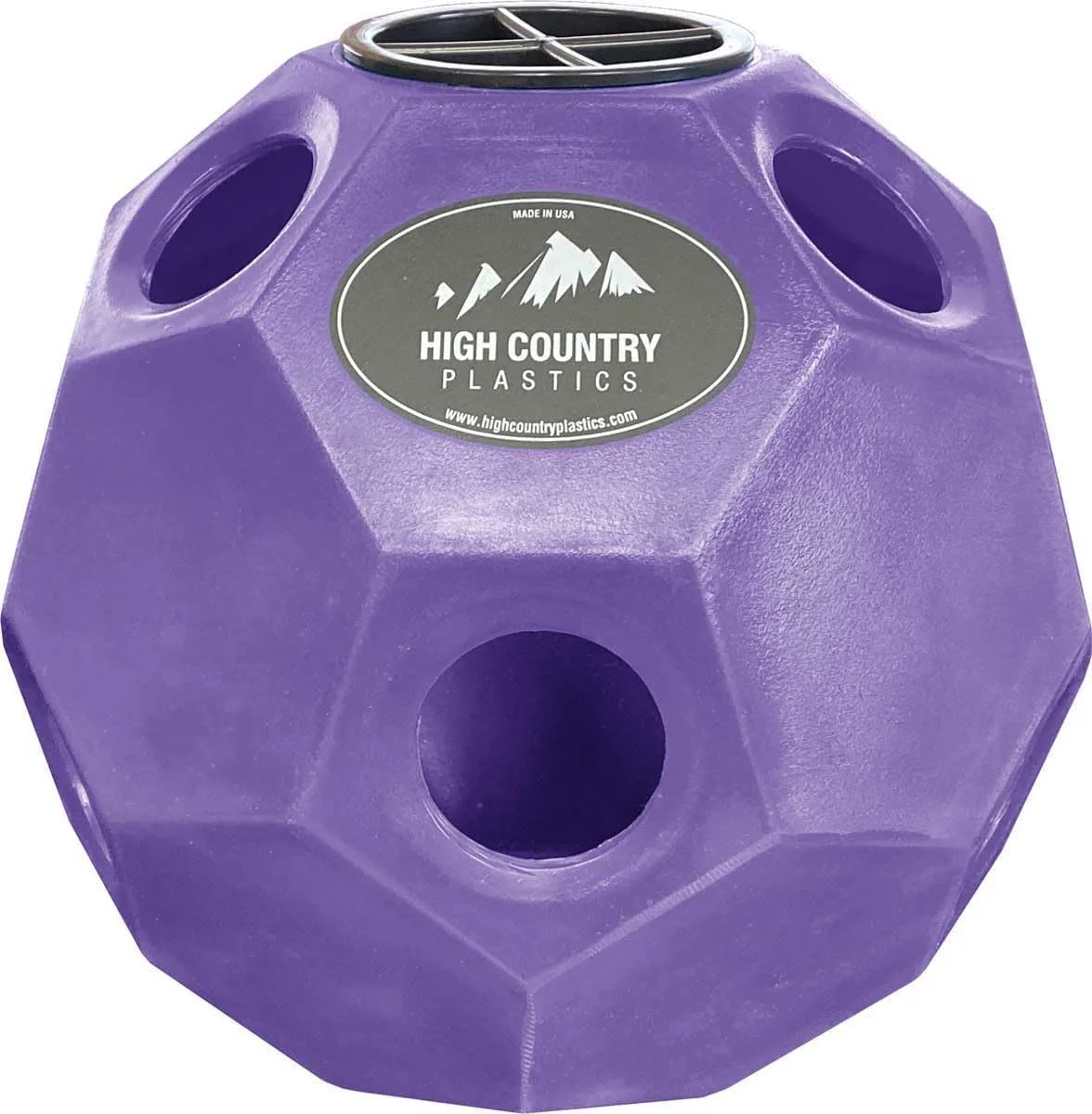 Certified High Country Plastics Hay Play Ball Purple Original