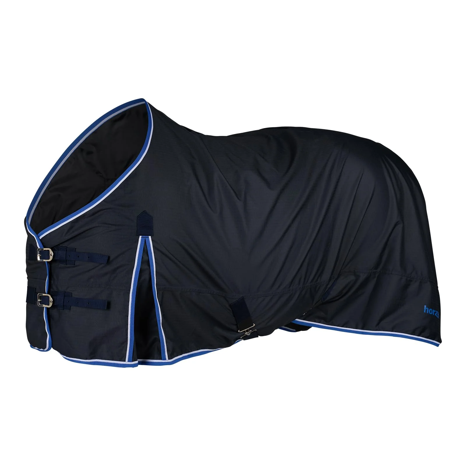 Superior HORZE Glasgow Lightweight Waterproof Turnout Blanket 100g Fill - Dark Blue - 78in Soft