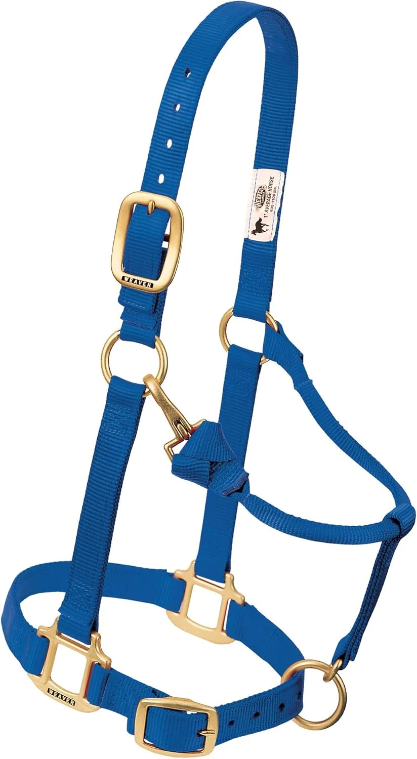 Environmentally Friendly Weaver Leather Adjustable Nylon Horse Halter Soft