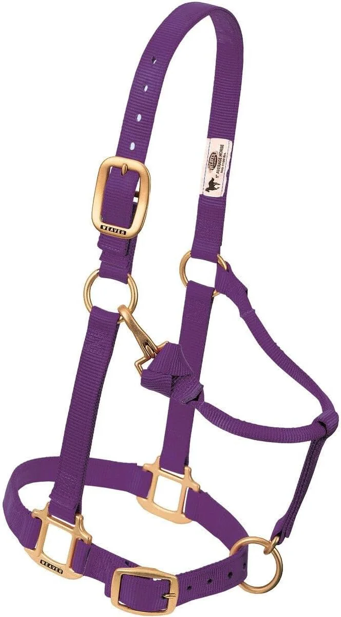 Sophisticated Weaver Leather Adjustable Nylon Horse Halter Smooth