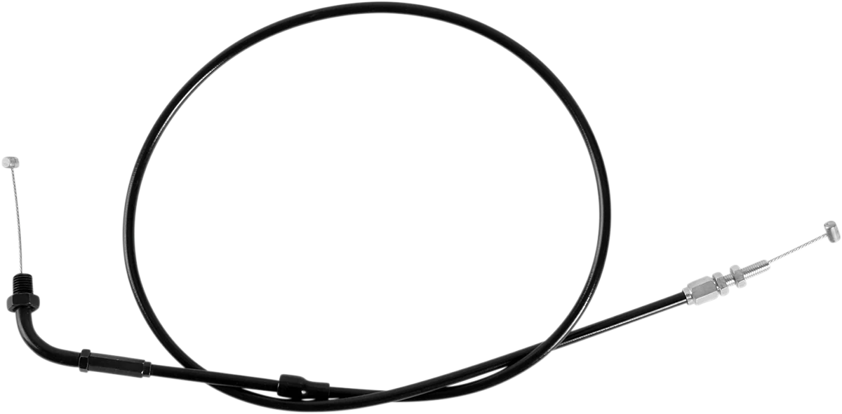 Elite MOTION PRO Black Vinyl Throttle Cable - Pull - Suzuki 04-0136 Modern