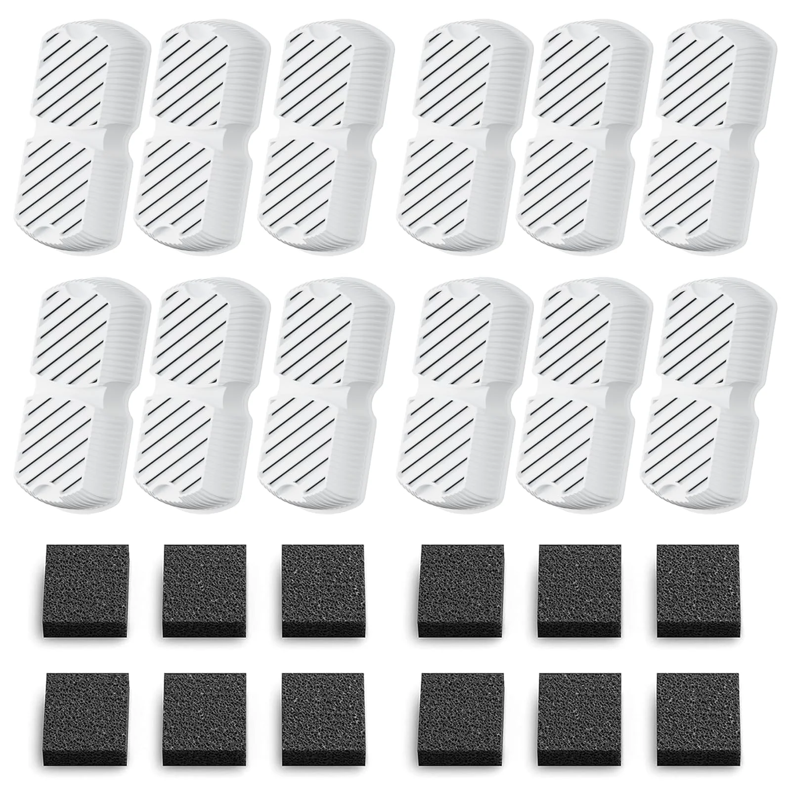 First-Class GROOKPET 24-Pack Dog Fountain Filters Sponges Filters Authentic