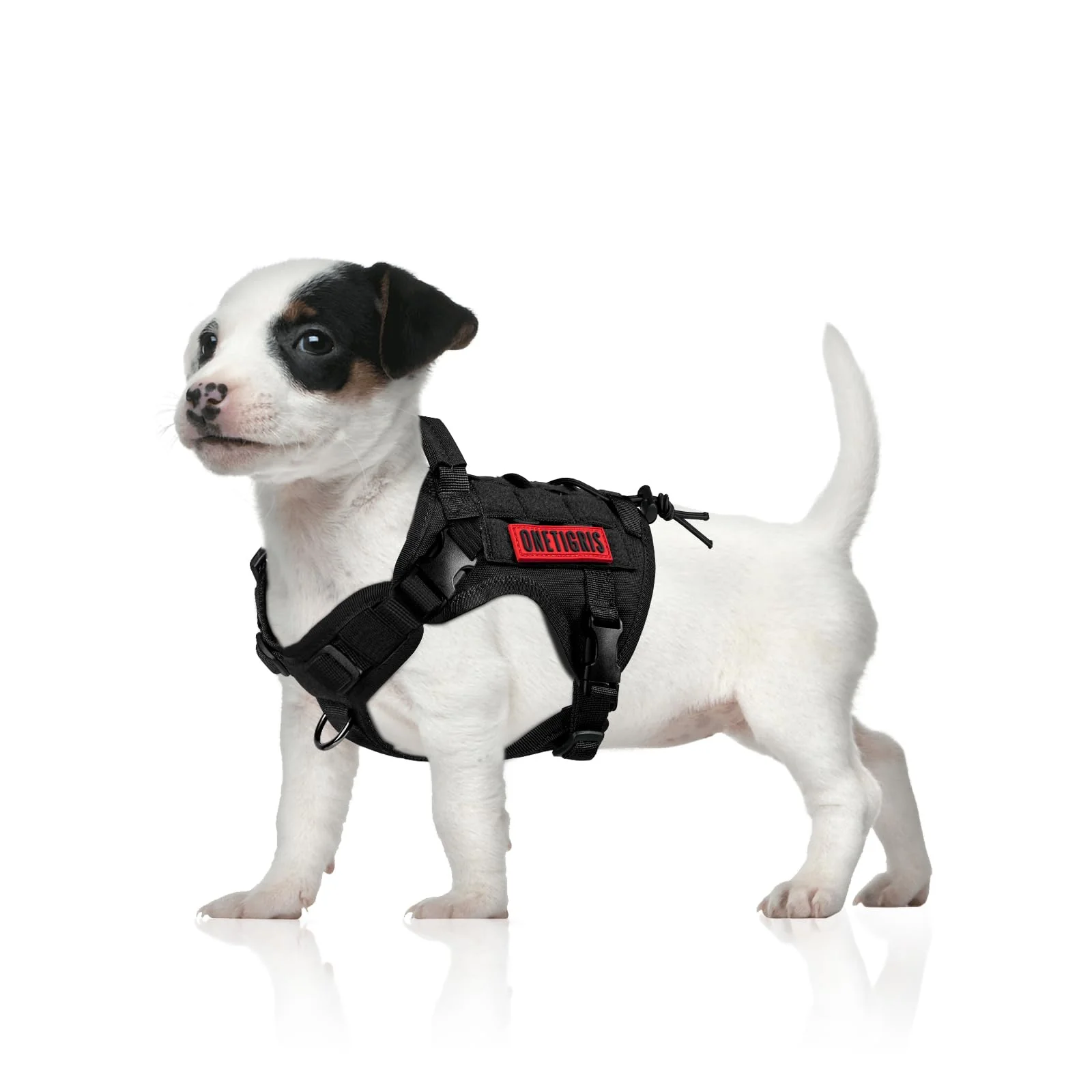 First-Class OneTigris Tactical Dog Harness Vest - No-Pull Adjustable Front Leash Black XS Verified